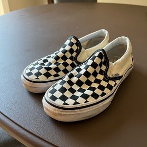 Checkered Vans 6.5